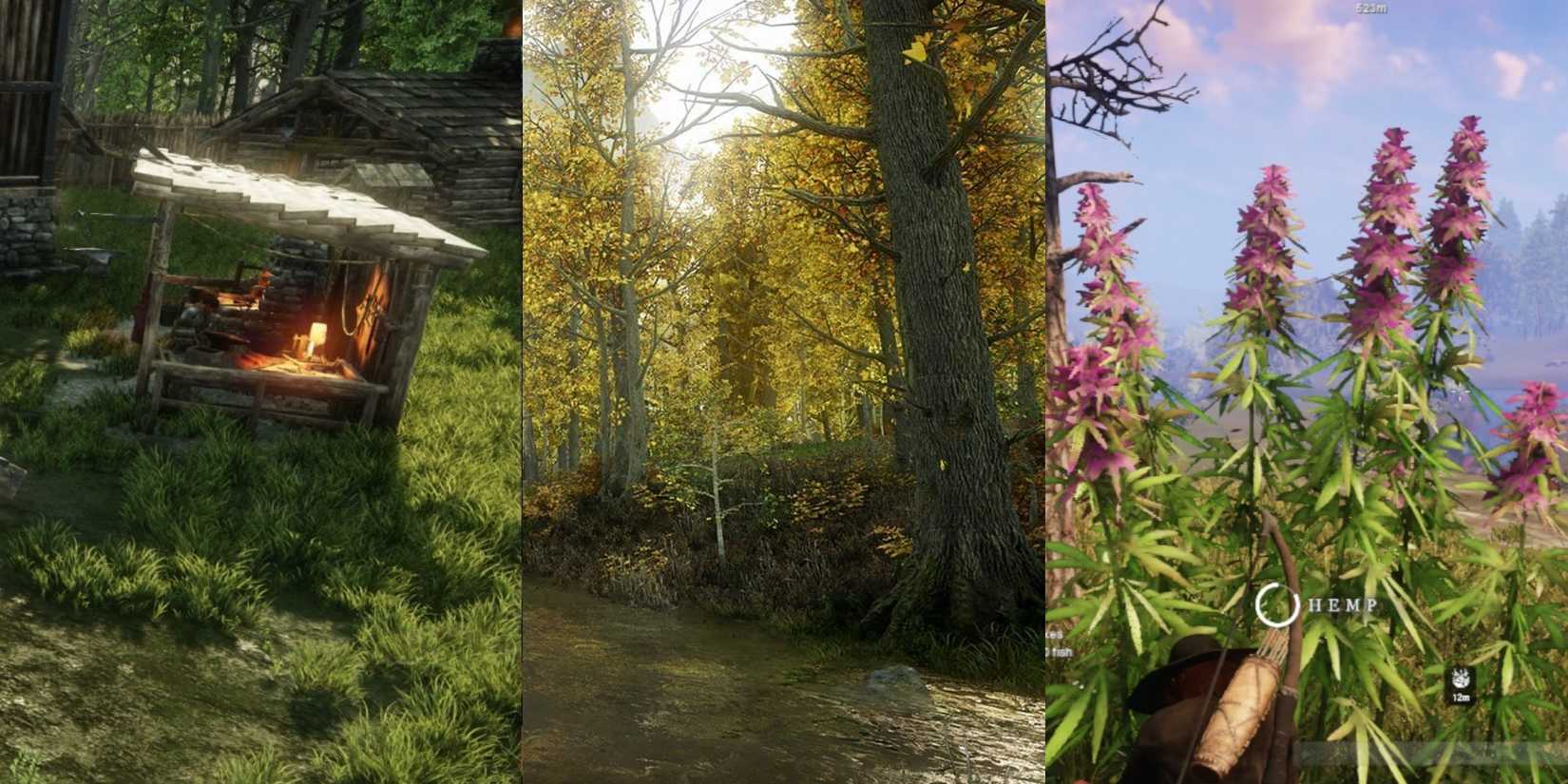 building a fishing pole new world split image workshop forest hemp