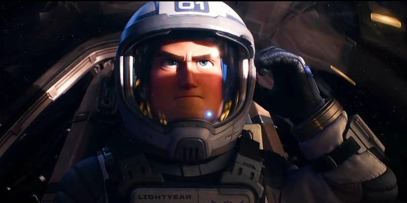 buzz lightyear putting down visor