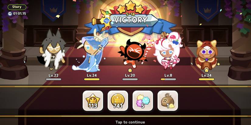 cookie-run-kingdom-werewolf-sea-fairy-victory-screen