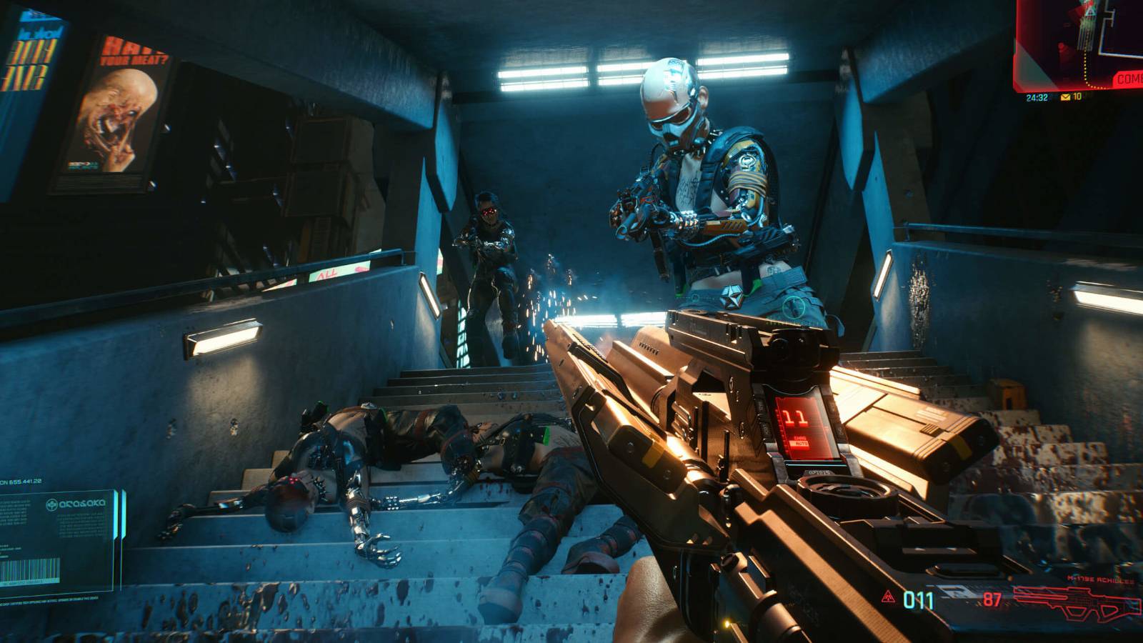 cyberpunk-2077-player-in-arasaka-with-assault-rifle