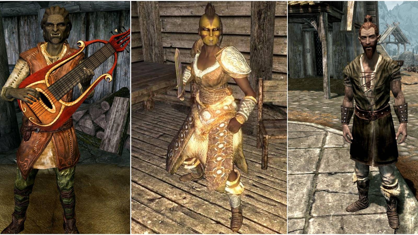 left to right: lurbuk, safia, anoriath