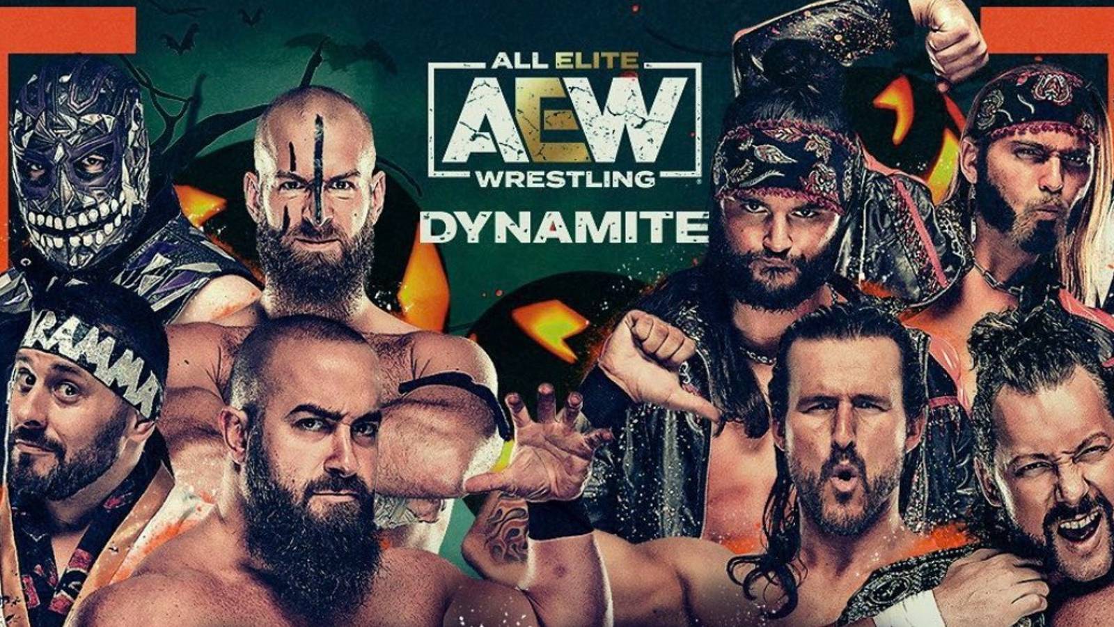 AEW: The Elite Evil Uno, Stu Grayson, Colt Cabana, and John Silver v. The Young Bucks, Adam Cole, and Kenny Omega