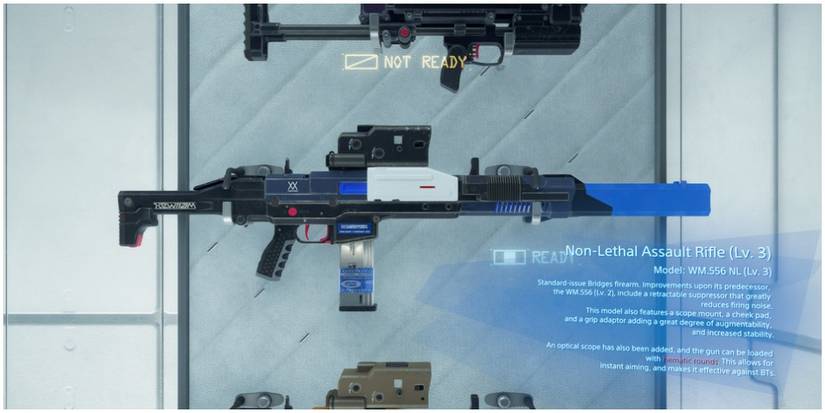 death stranding non-lethal assault rifle level 3