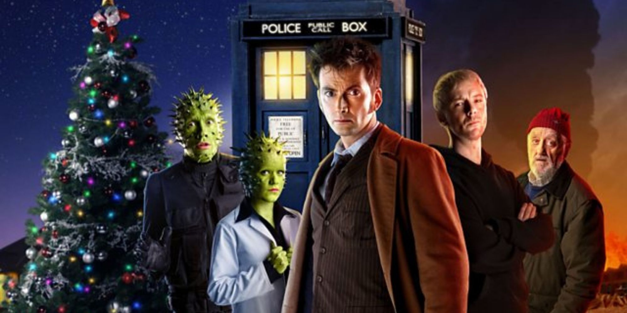 Promotional image of The End of Time from the show Doctor Who.