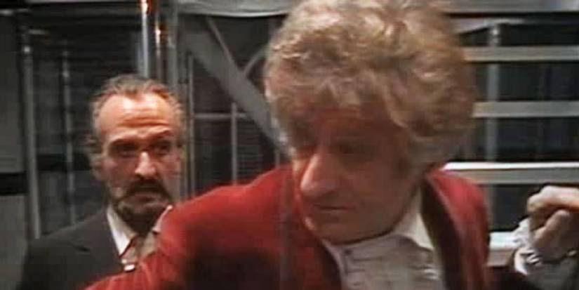 Promotional image of The Mind of Evil, a serial from the TV show Doctor Who.