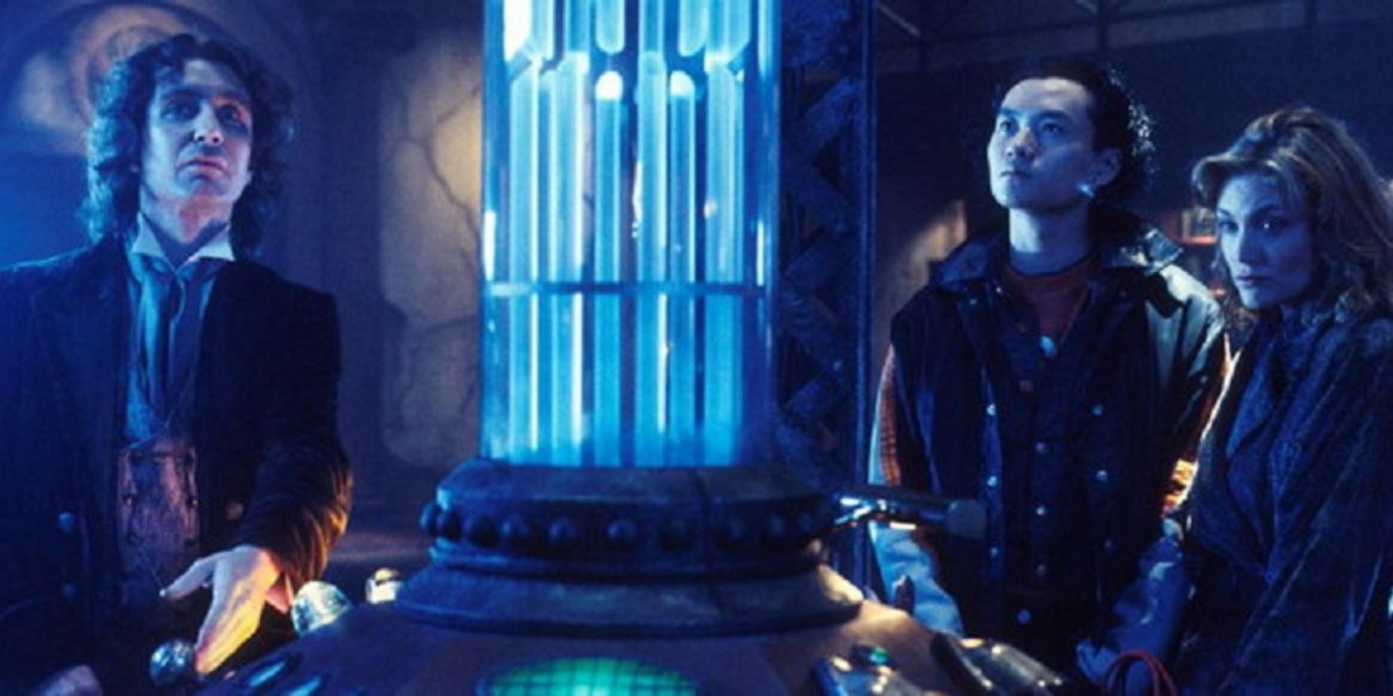 Promotional image of the TV movie The Enemy Within, a movie from the TV show Doctor Who.