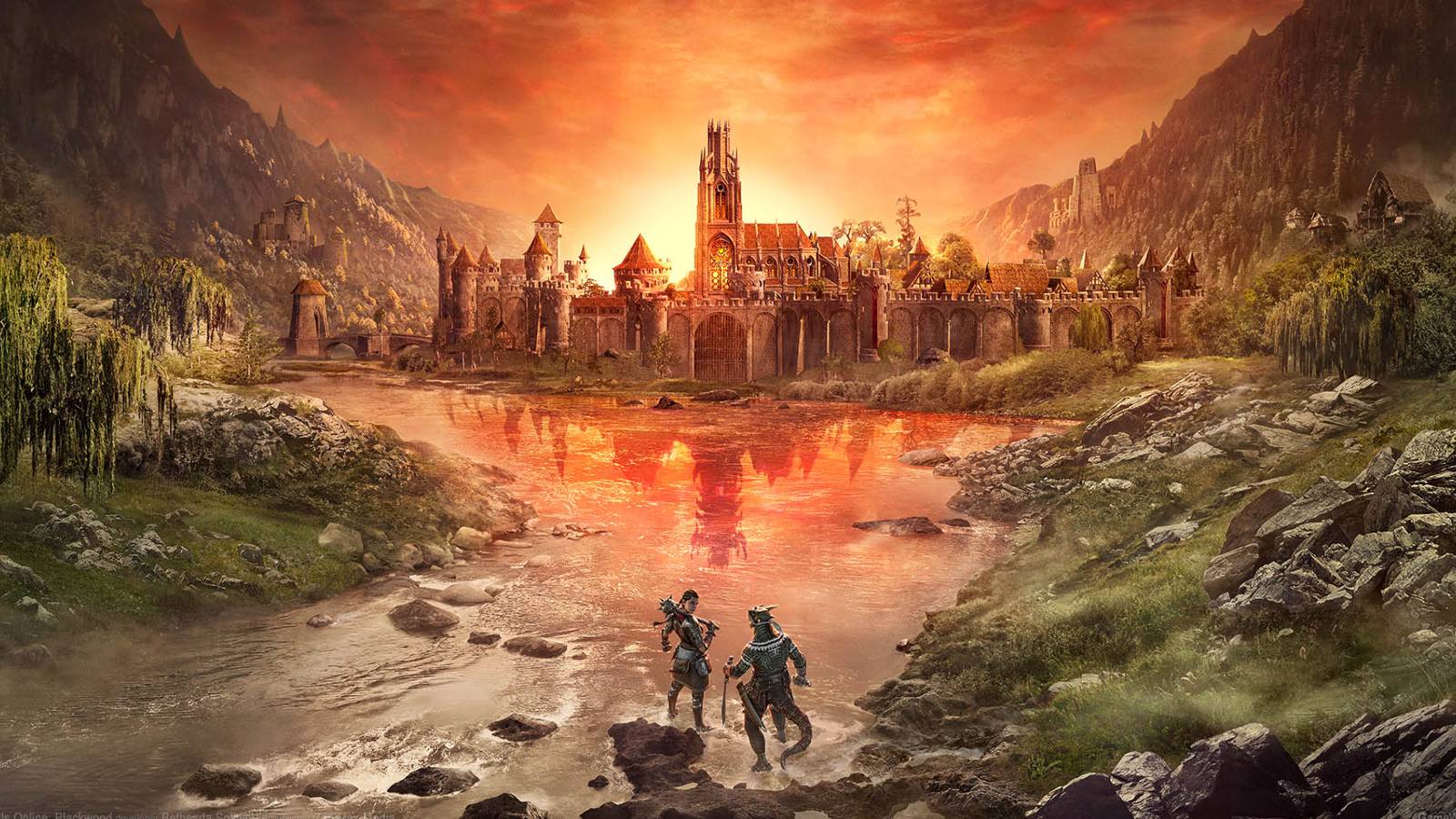 elder scrolls online blackwood key art