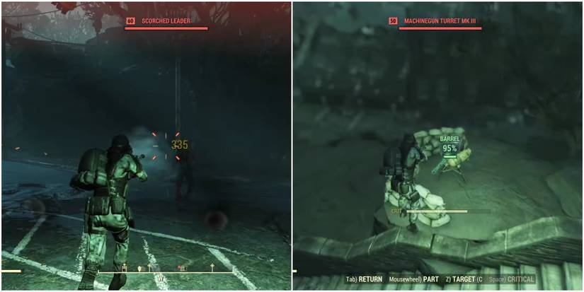 fallout 76 player fighting enemies in harpers ferry location