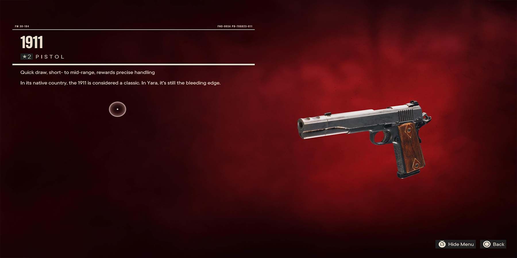 far cry 6 1911 pistol