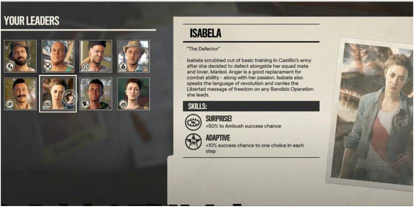 far cry 6 Isabela and other leaders