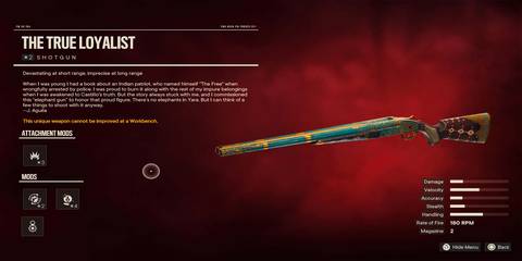 far cry 6 true believer shotgun