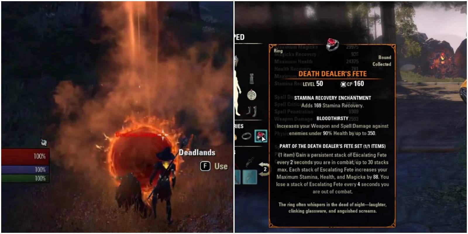 feature image elder scrolls online death dealers fete item and portal