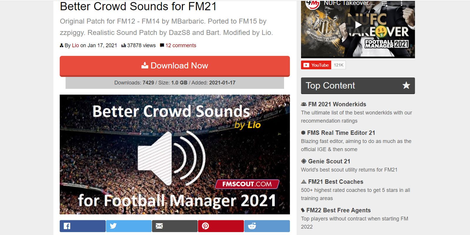 FM 21 sounds mod