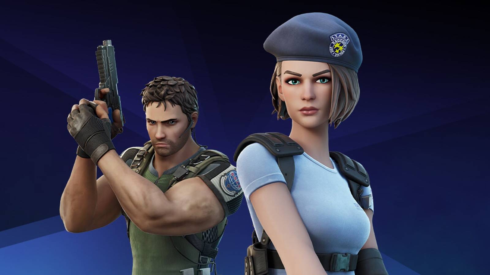 fortnite chris redfield jill valentine