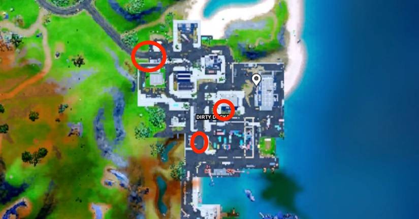 fortnite dirty docks ghostbusters sign