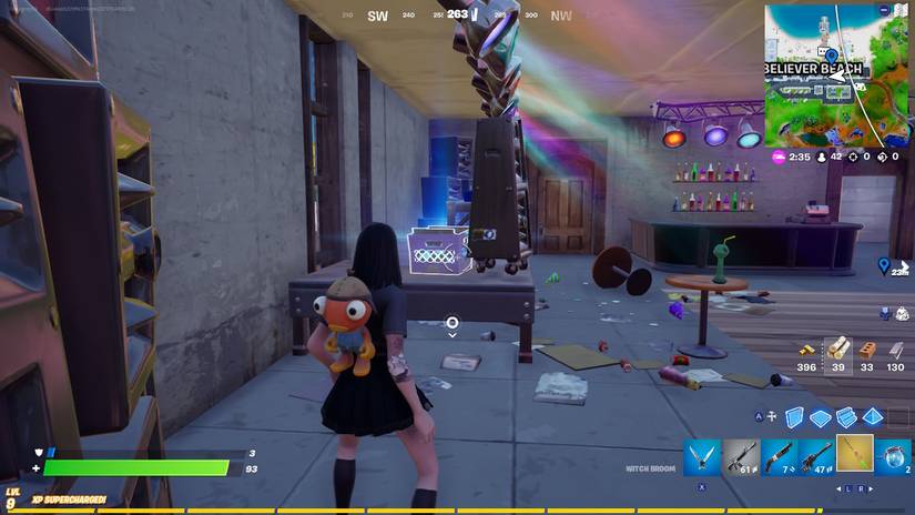 fortnite record at beach house