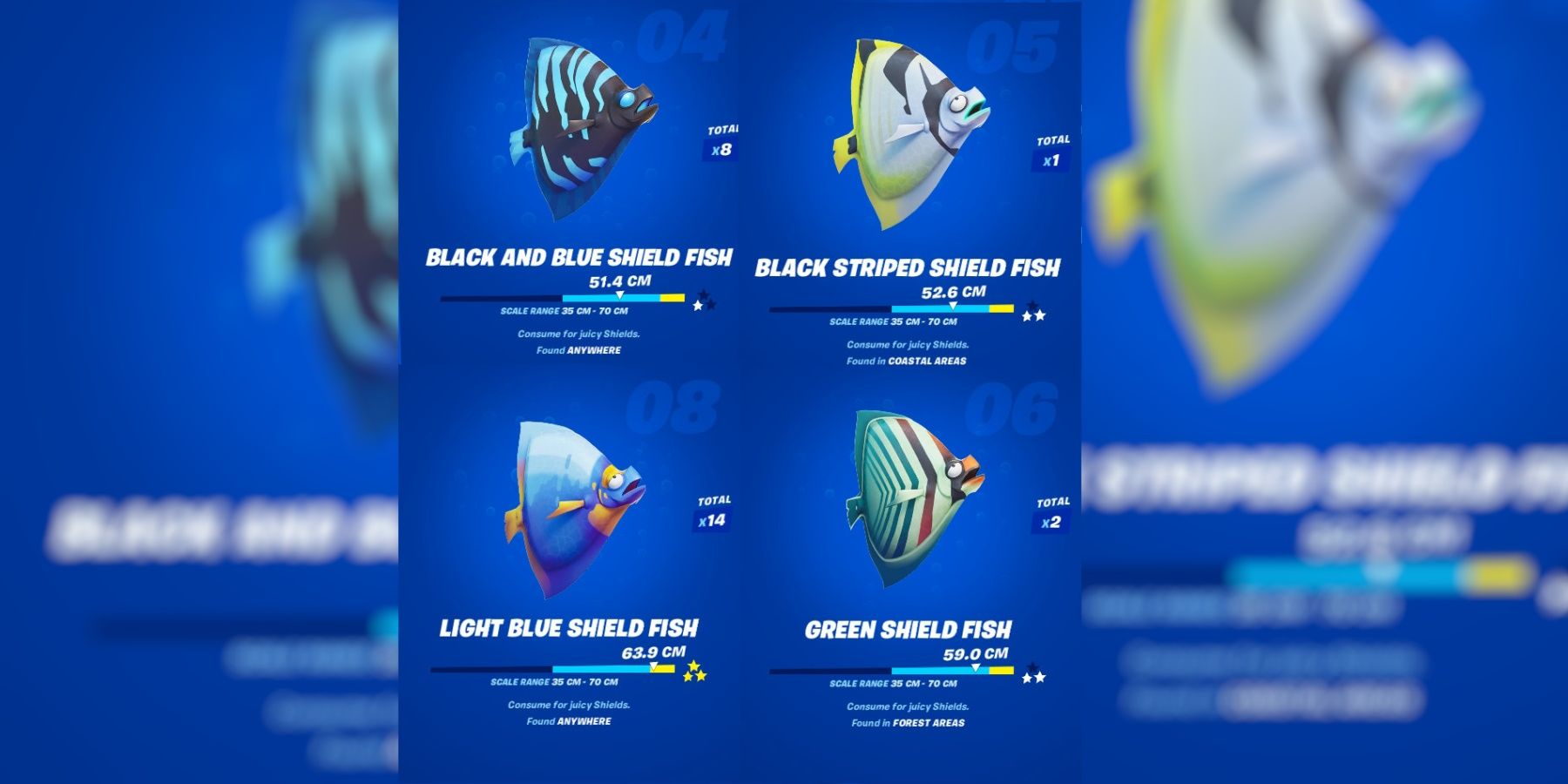 fortnite shield fish season 8 for ragsy punchcard quests