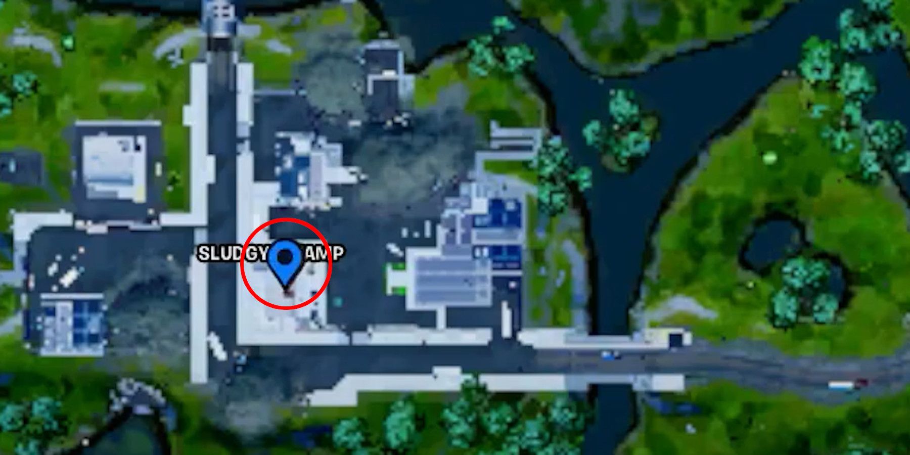 Fortnite Where to Exterminate MiniPufts with a Pickaxe in Sludgy Swamp Lazy Lake or Retail Row