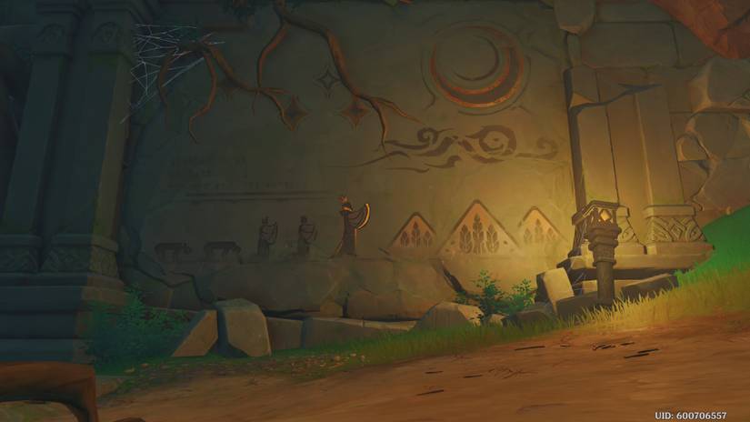 Ruin Writing Genshin Impact: All 6 Ruin Mural Locations (The Saga of Mr. Forgetful ...