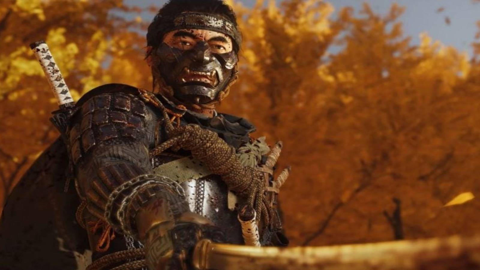 ghost-of-tushima-jin-holds-sword-out