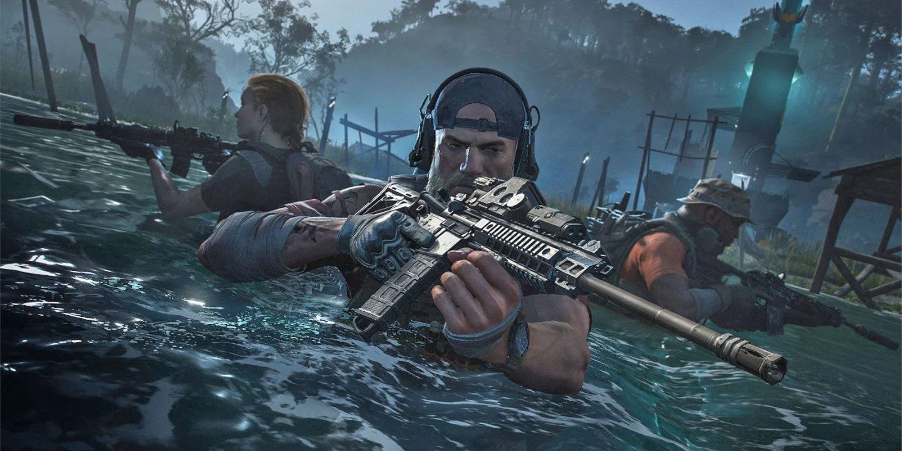 ghost-recon-frontline-squad-traveling-in-chest-high-water