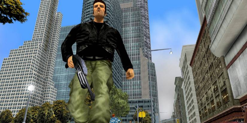 grand theft auto 3 claude holding a shotgun