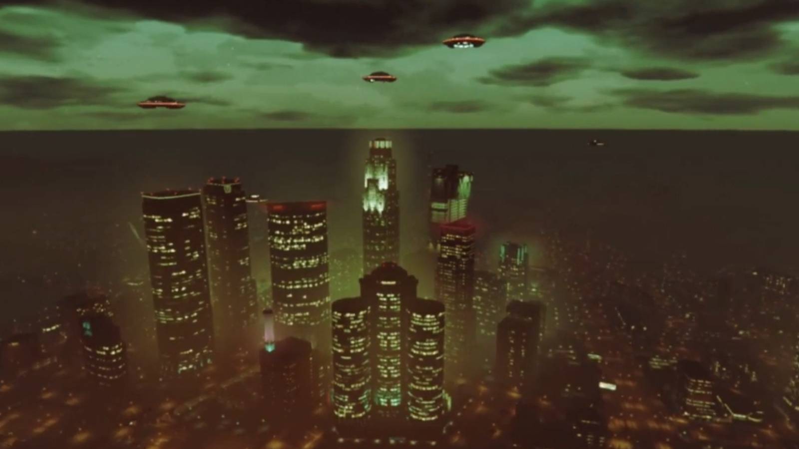 ufos hovering over los santos