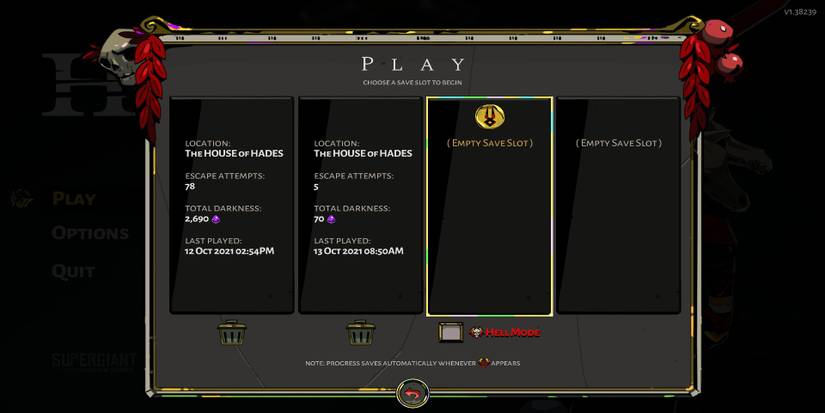 hades difficulty settings