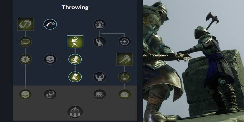 hatchet new world split image skill screen and combat