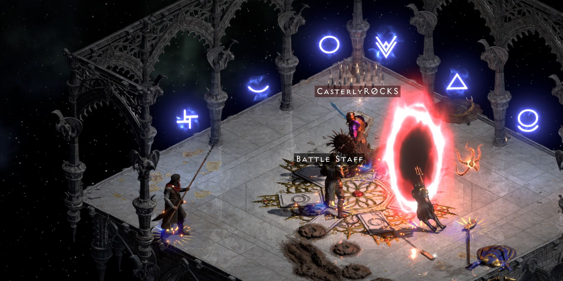 Diablo 2 Resurrected The Portal To The Arcane Sanctuary After Defeating The Summoner
