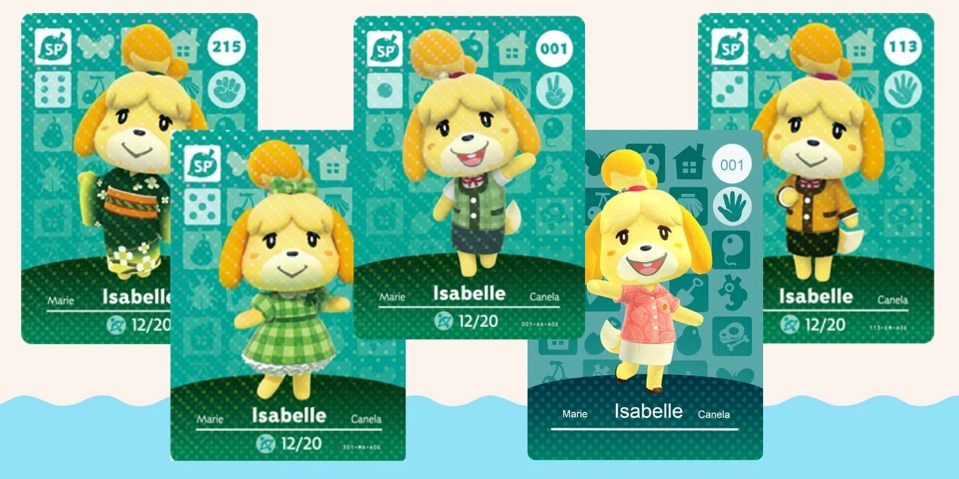 isabelle amiibo cards from animal crossing new horizons