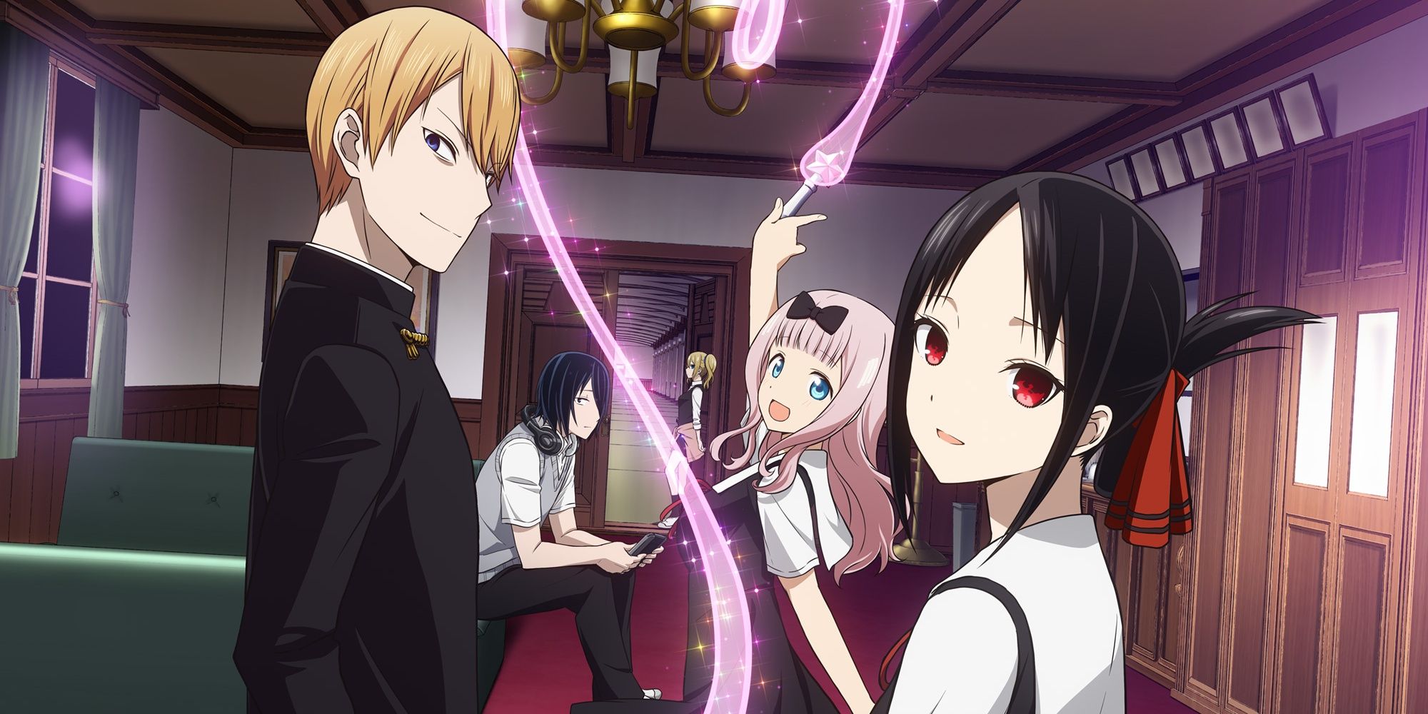 anime kaguya sama love is war kaguya shinomiya miyuki shirogane fujiwara chika