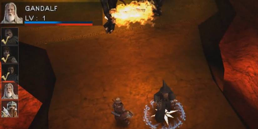 Lord of the Rings Tactics Gandalf Balrog