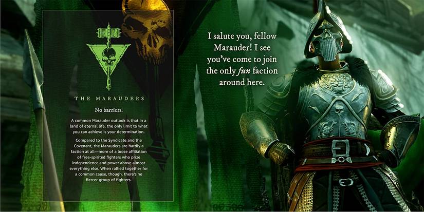 New World Marauder faction promo art