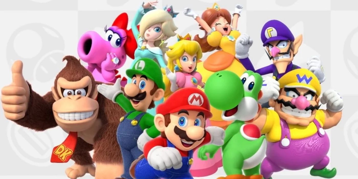 Personnages Superstars De La Fête Mario