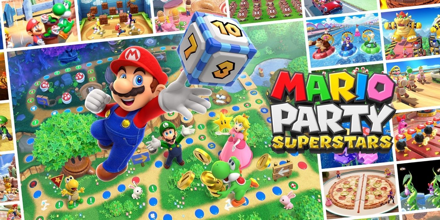 mario party superstars game board