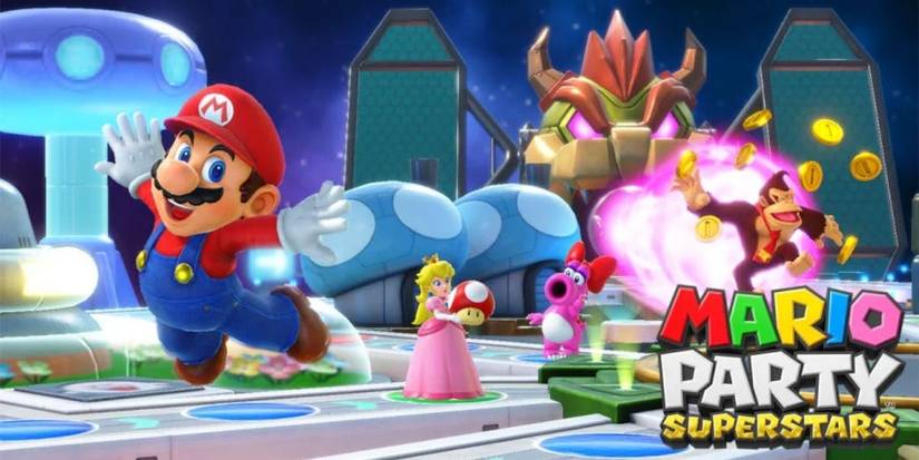 mario party superstars title page