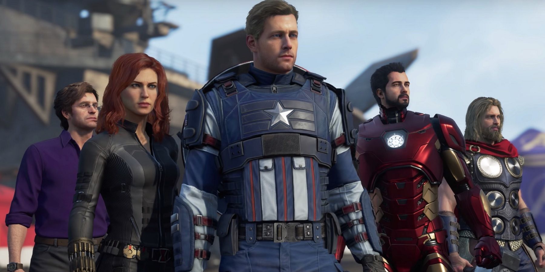 marvels avengers captain america and team
