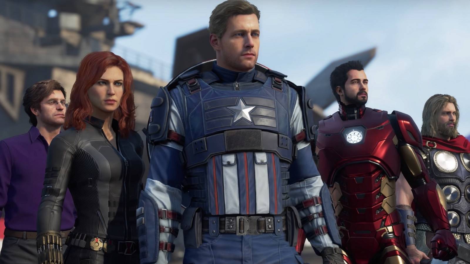 marvels avengers captain america and team