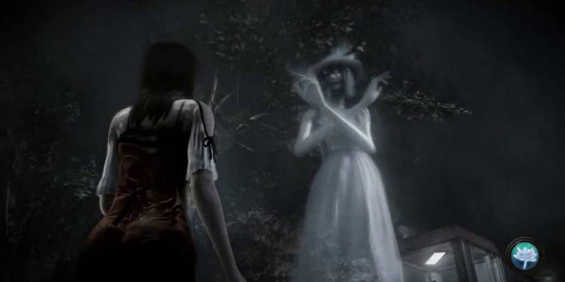 Looking up at tall woman.