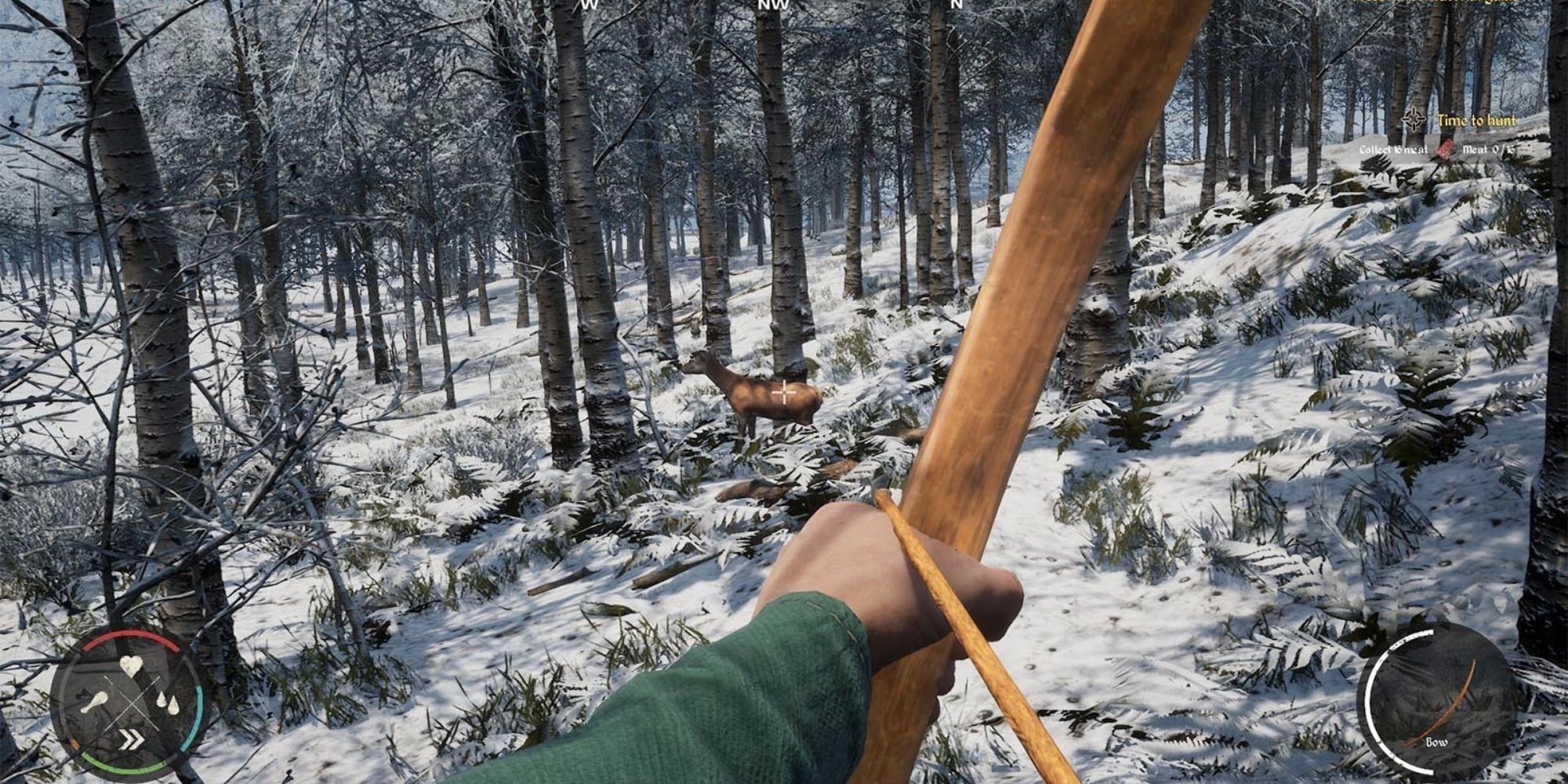 Captura de tela da atividade de caça na Dinastia Medieval.
