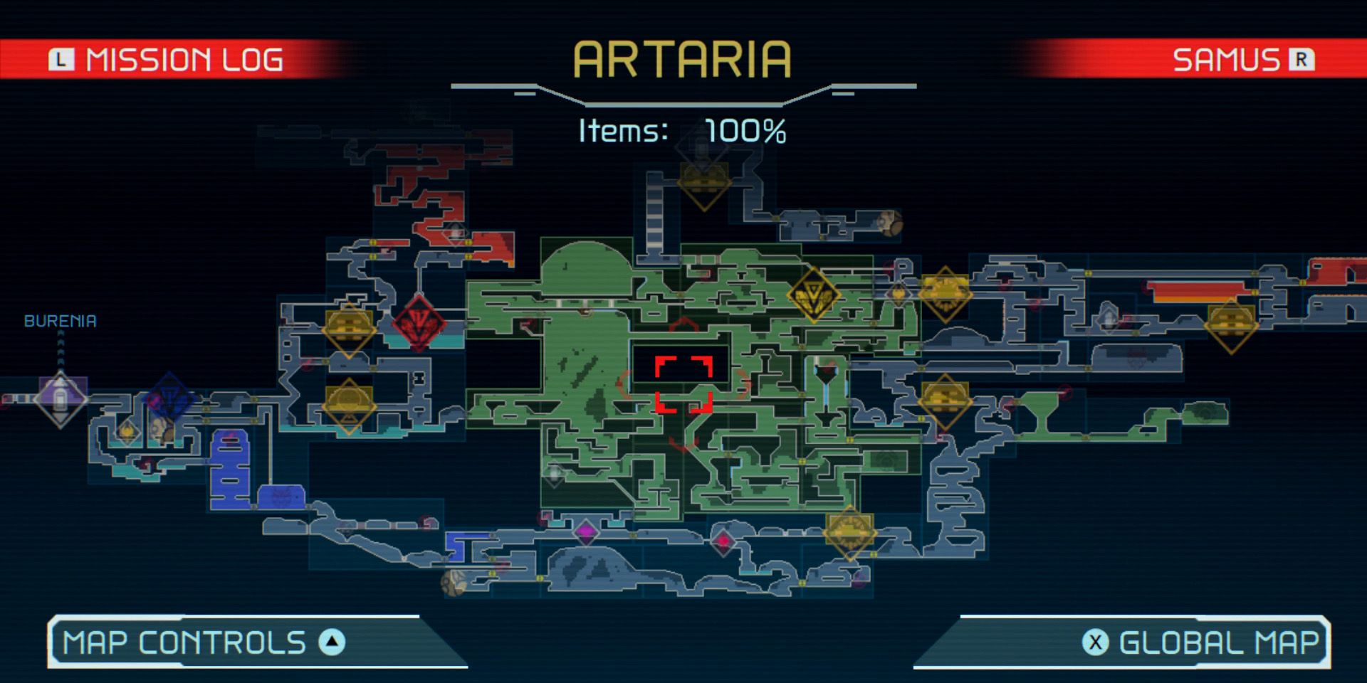 metroid-dread-artaria-completed-map