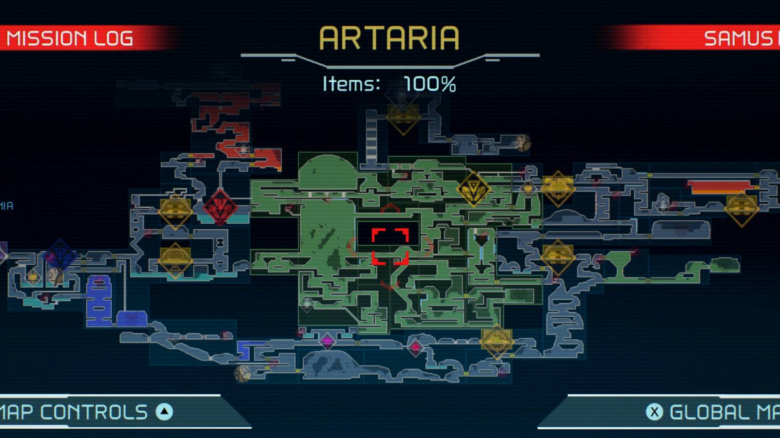metroid-dread-artaria-completed-map