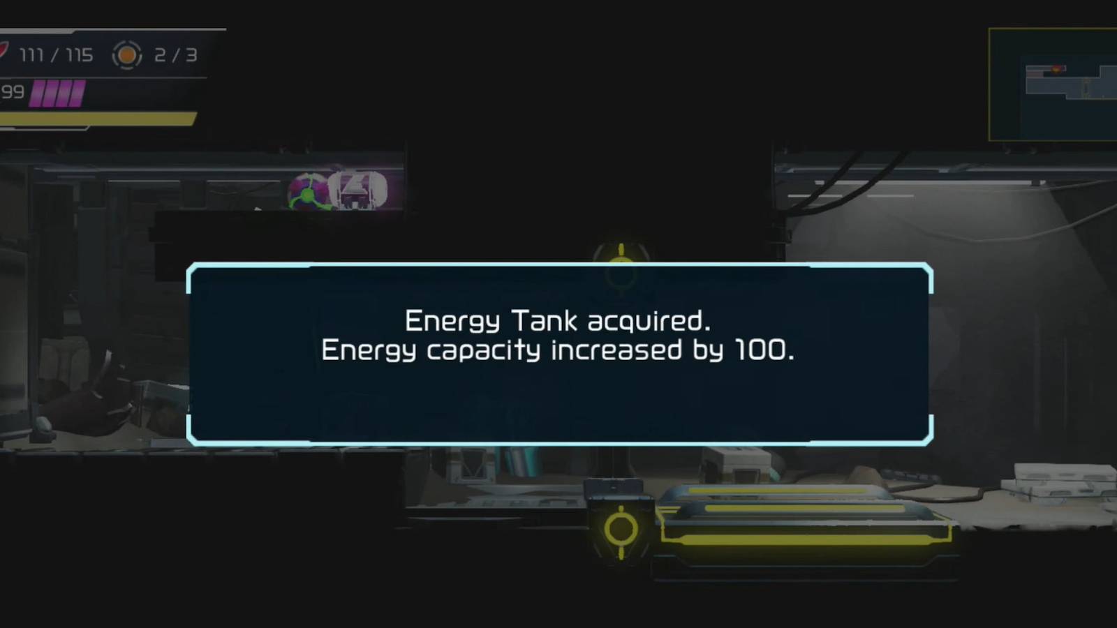 metroid dread ataria energy tank speed booster blocks
