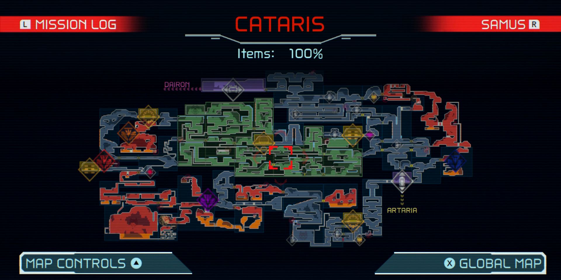 metroid-dread-cataris-complete-map