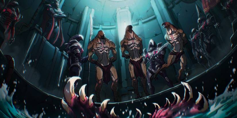 metroid dread chozo archive art burenia