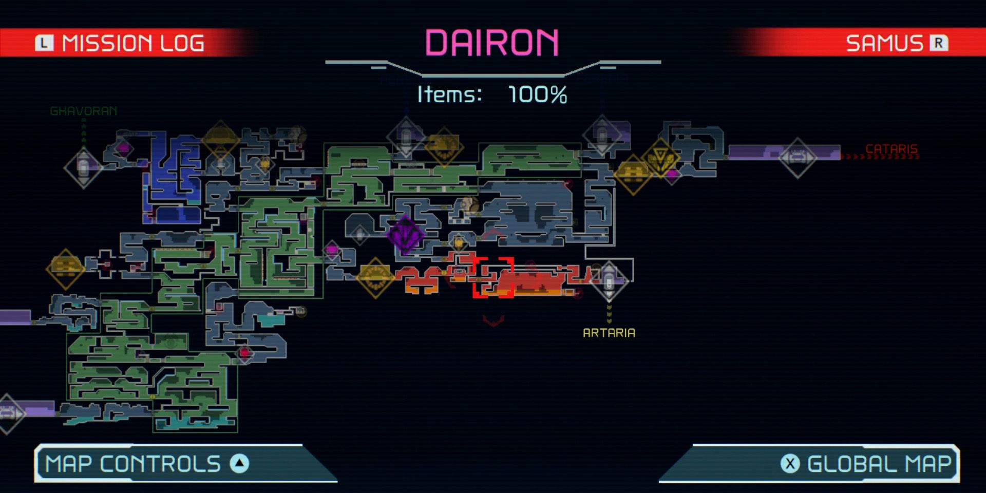 metroid-dread-dairon-complete-map