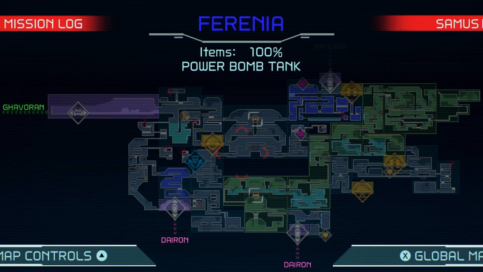 metroid-dread-ferenia-complete-map
