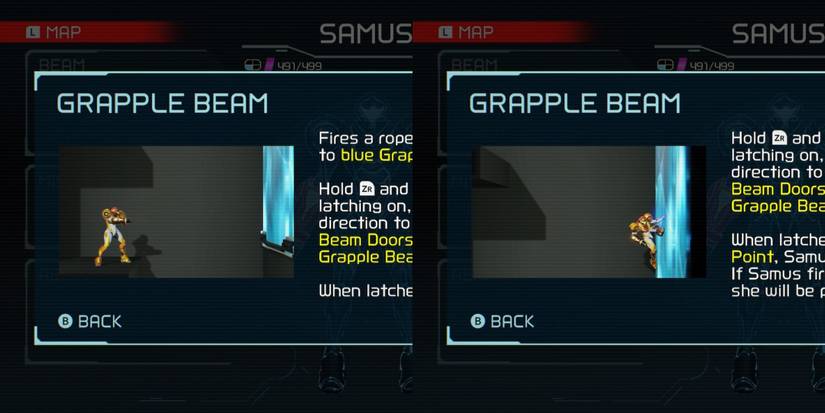 metroid dread grapple beam tutorial images