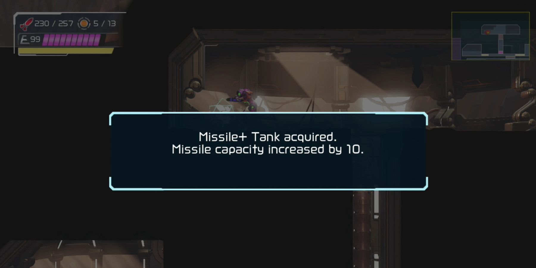 metroid dread missile+ tank ferenia
